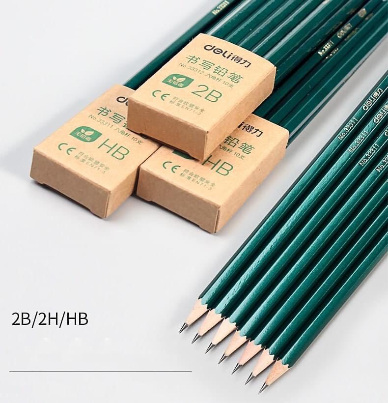 HỘP 12 BÚT CHÌ ĐEN 2B